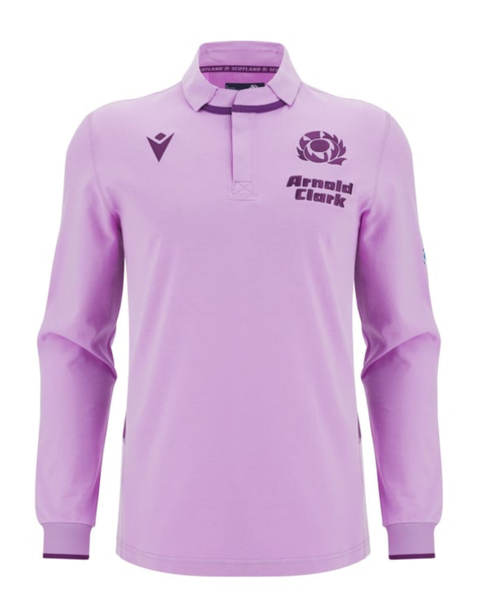 最終値下げ sequel rugby shirt l/s Lサイズ 新品 Scotland Rugby 2025/26 Mens Away Cotton Replica Shirt L/S