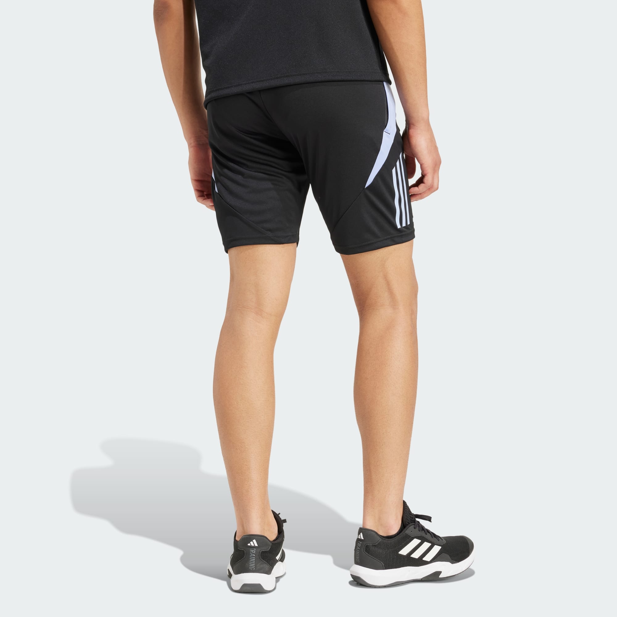 Adidas all black training shorts clearance
